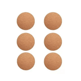 Jogo 6 Porta Copos em Cortiça 10cm - Ela Decora